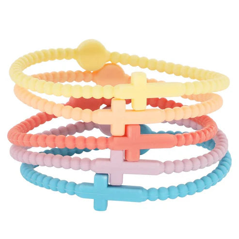 Silicon Cross Bracelets