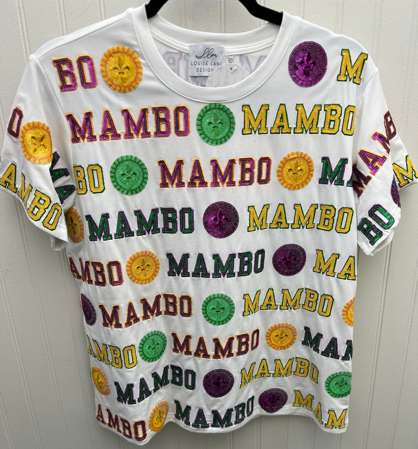 Mardi Gras Mambo sequin shirt