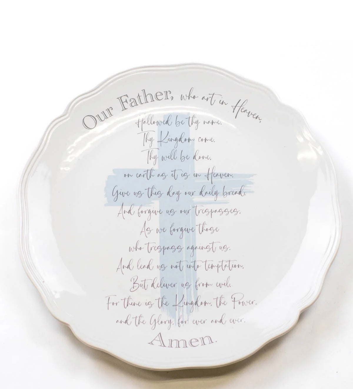 Lord’s Prayer platter