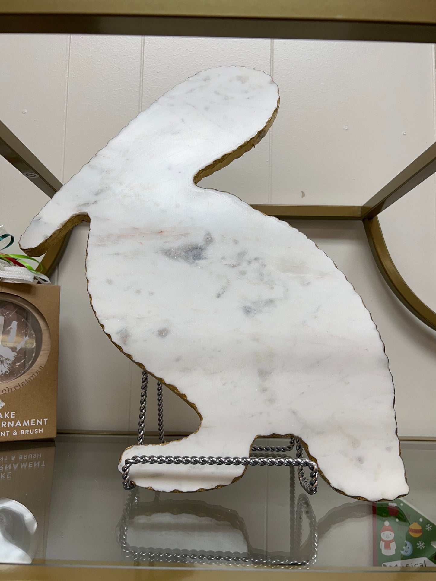 Pelican Shaped Marble Serving Board