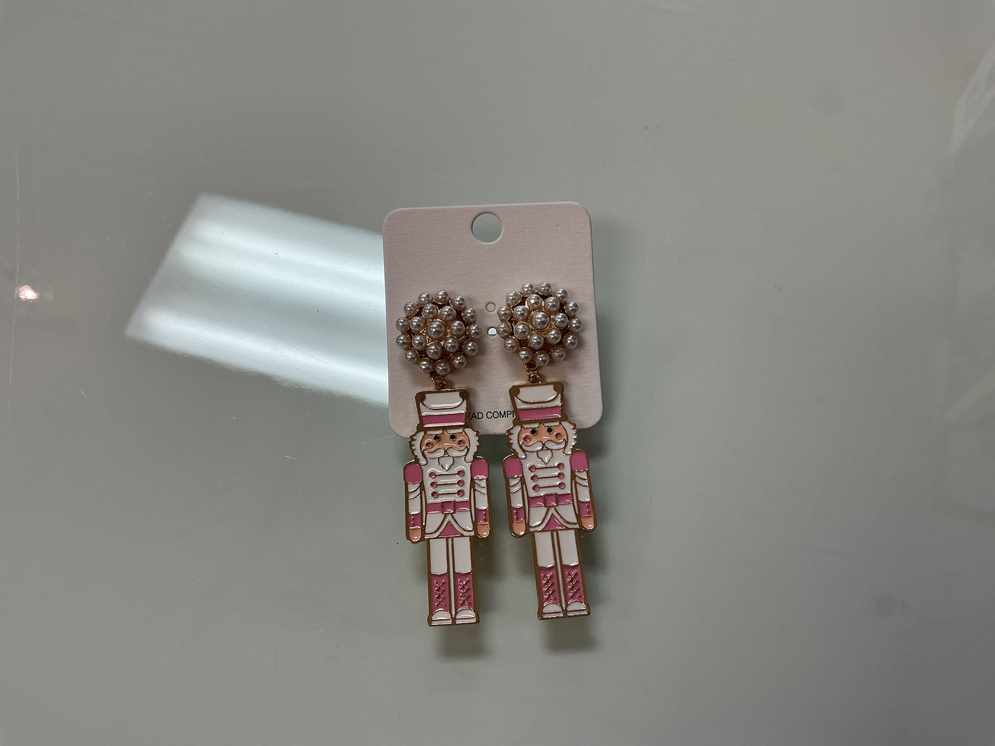 Pearl Nutcracker Earrings