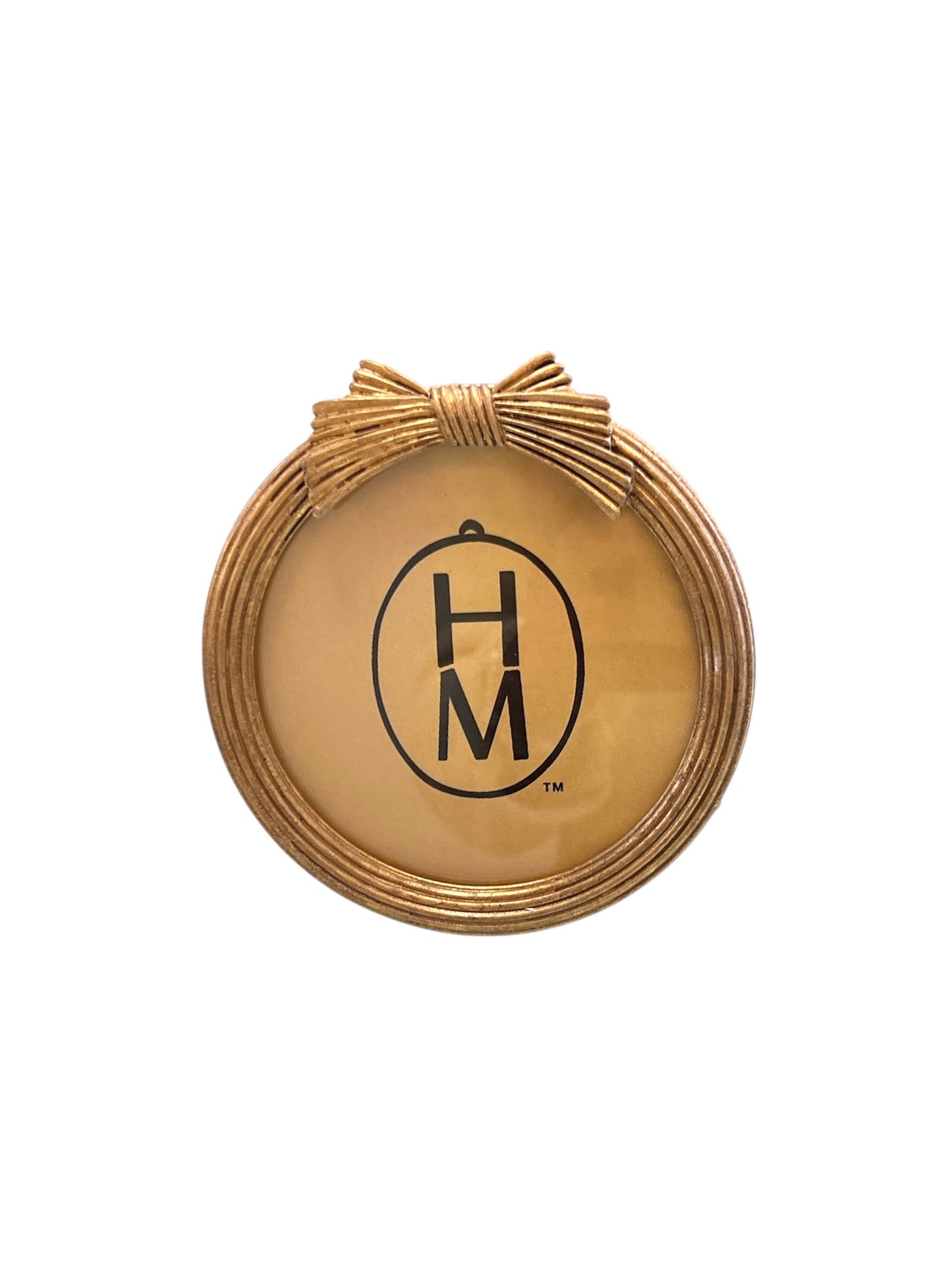 Gold bow frame