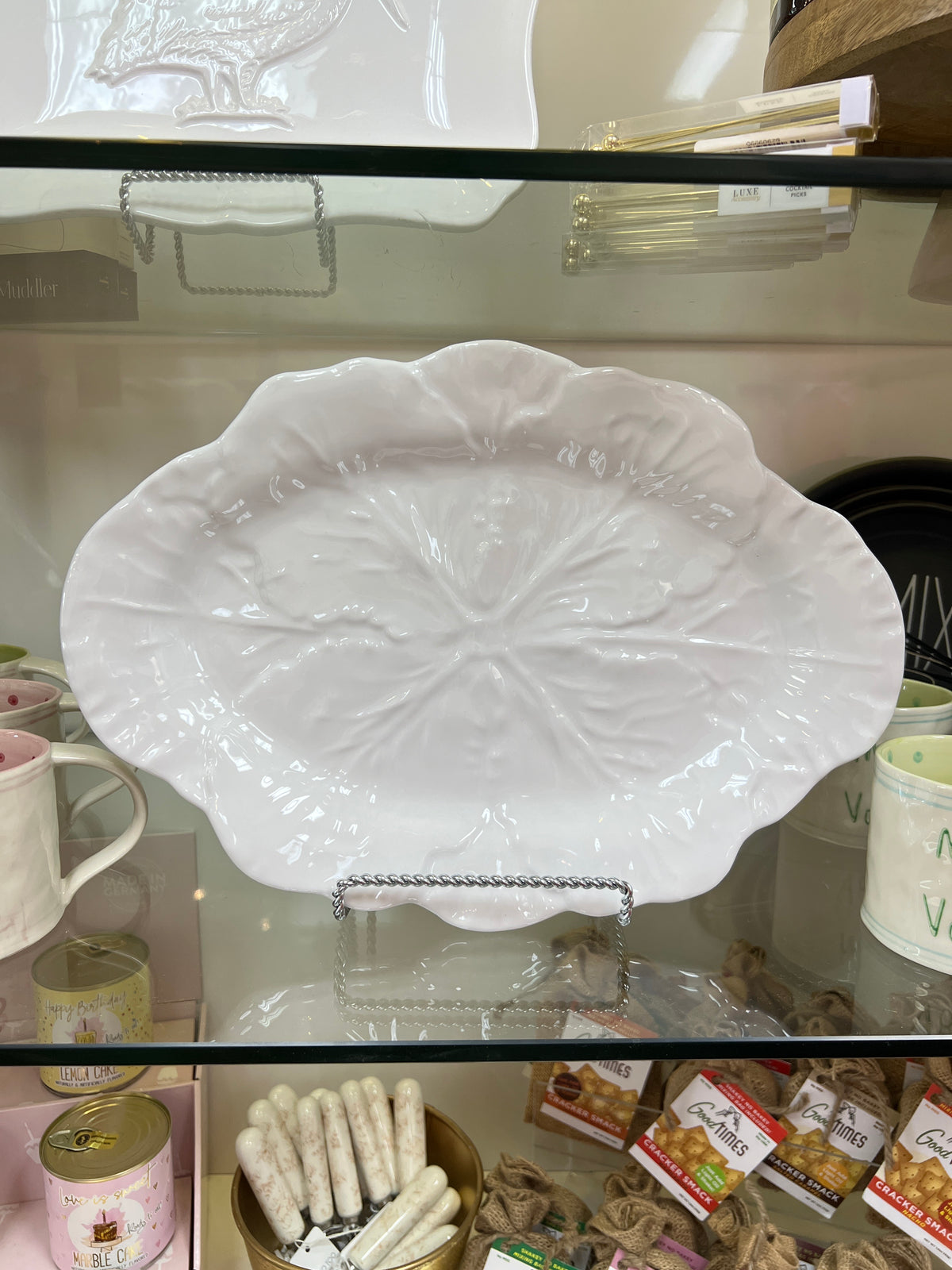 Cabbage melamine platter