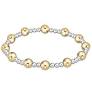 eNewton Classic Sincerity Pattern 6mm Bead Bracelet