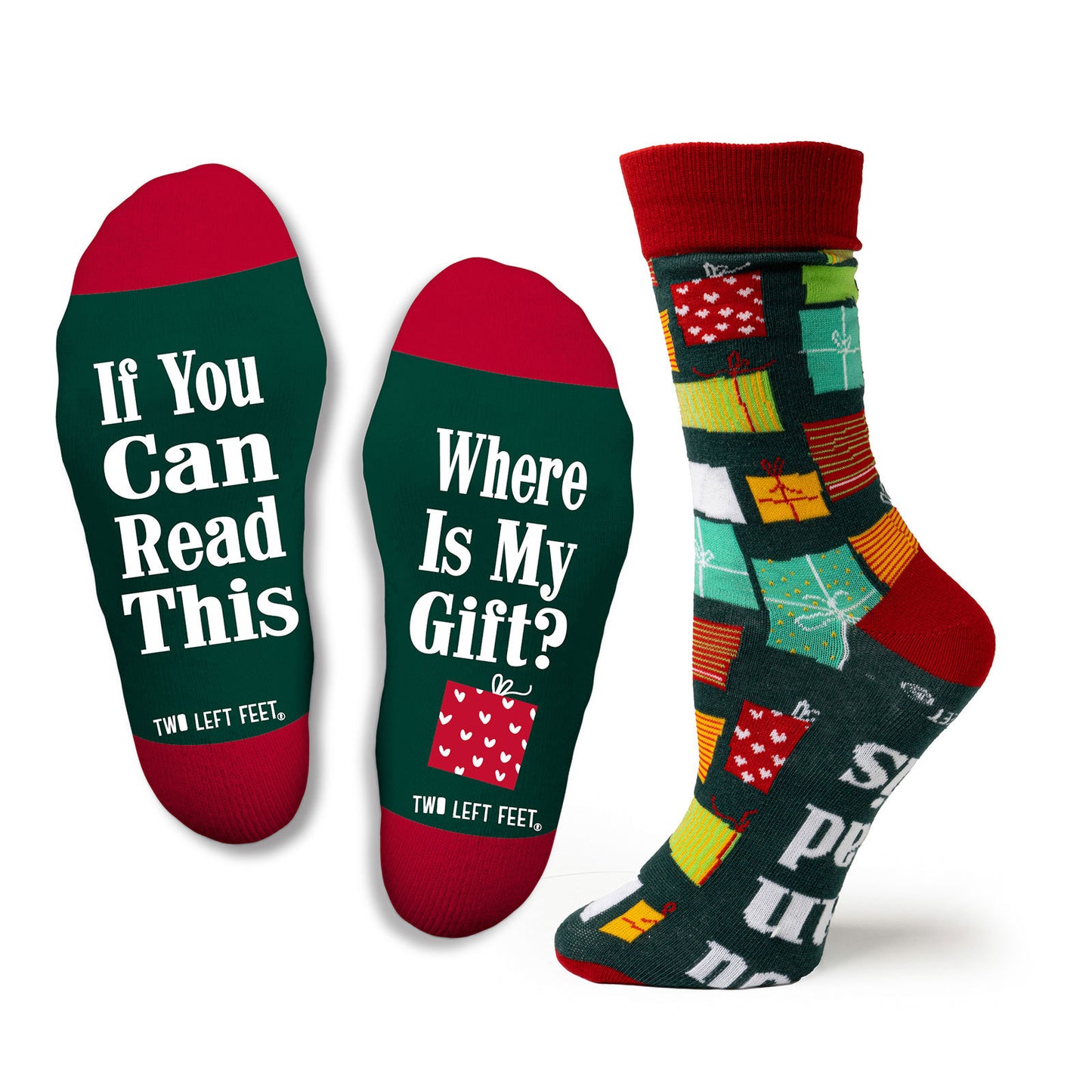Two Left Feet Christmas Socks