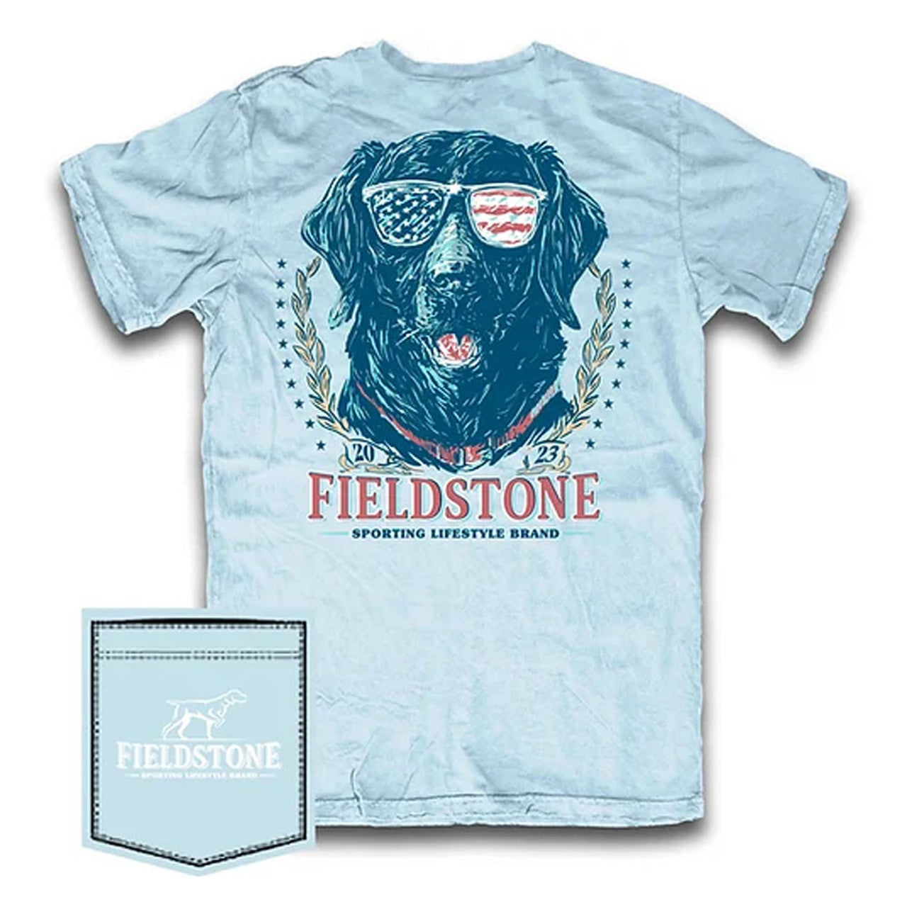 Men & Youth Flag Shades Lab Tee