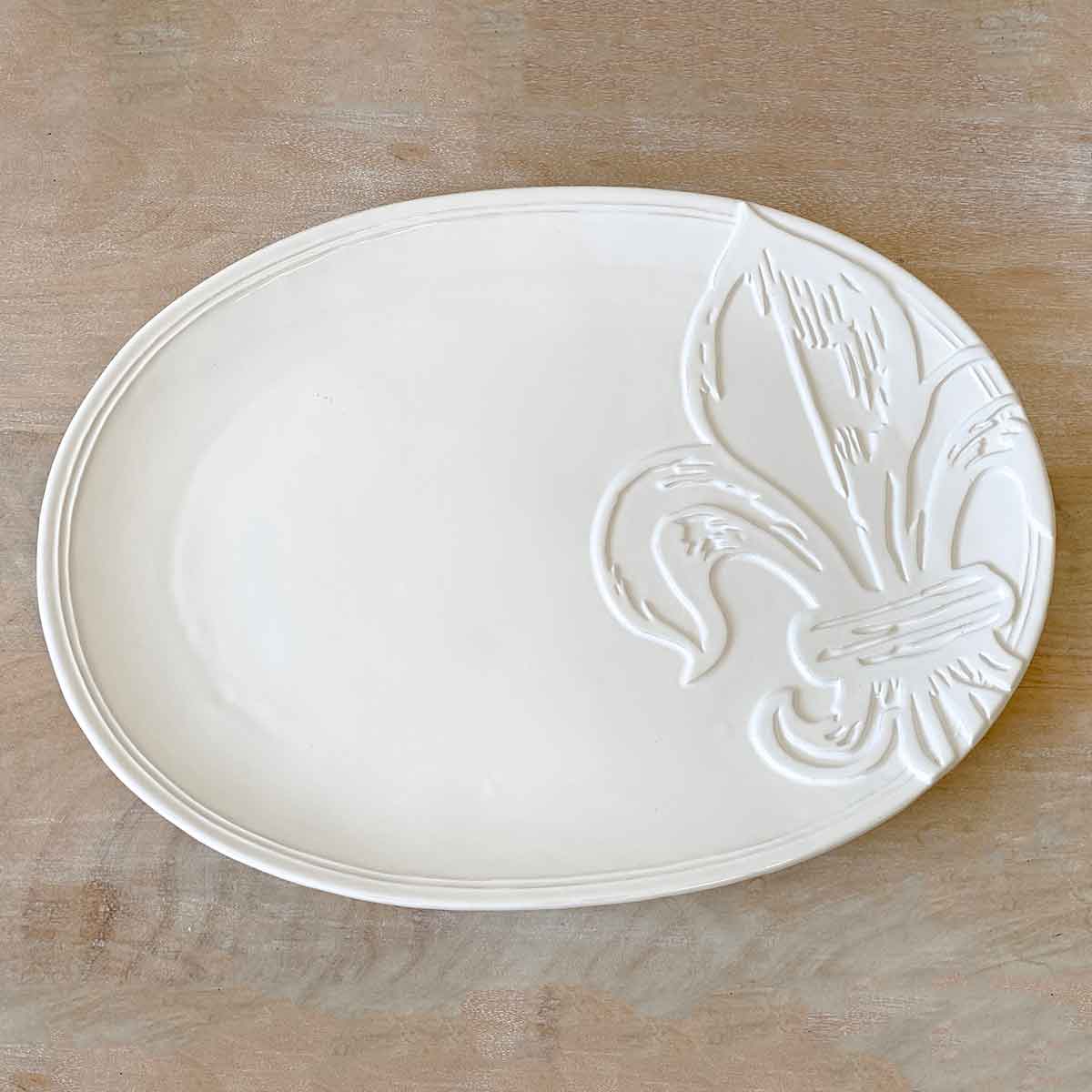 Fleur de Lis Platter