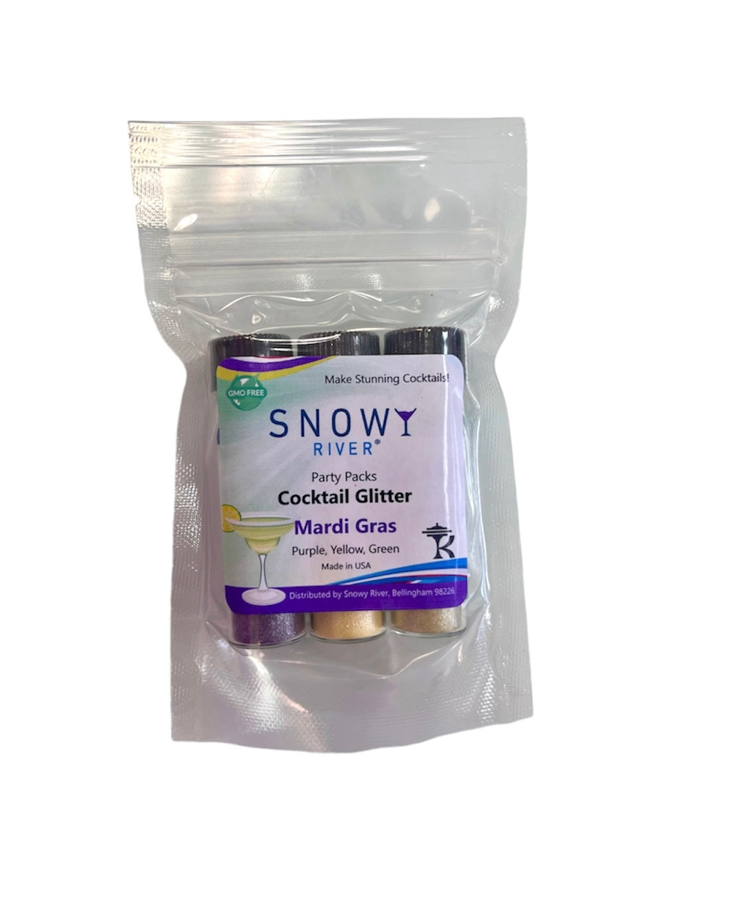 Mardi Gras Cocktail Glitter Pack