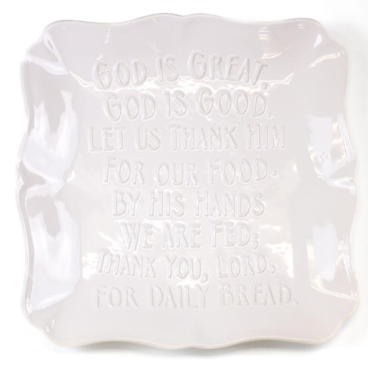 God is Great Platter
