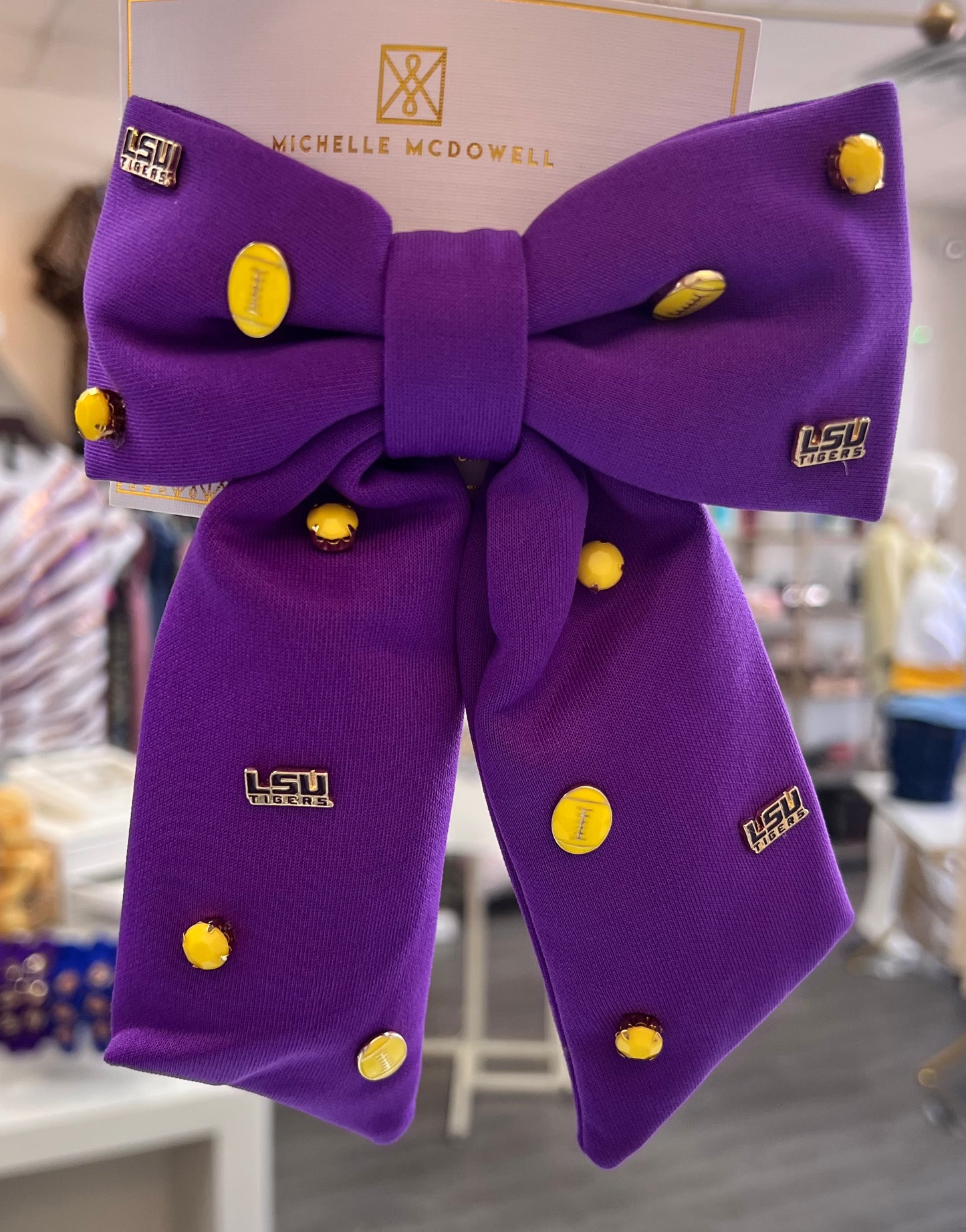 LSU Hair Bow