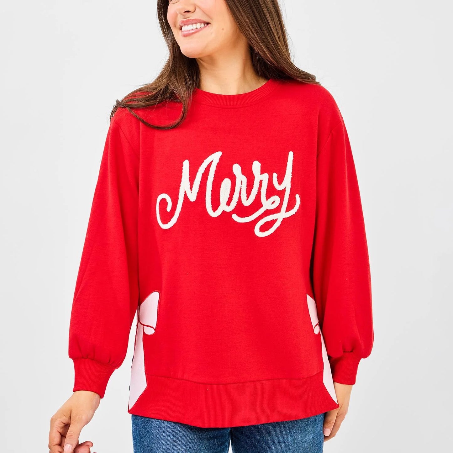 Merry Bow Sweatshirt