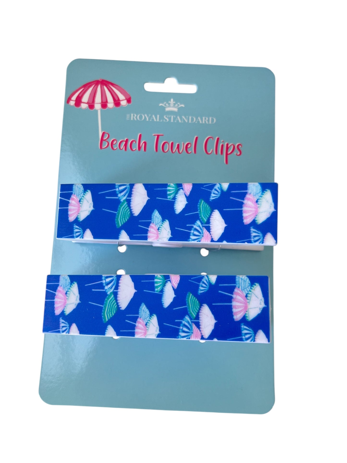 Beach towel clips