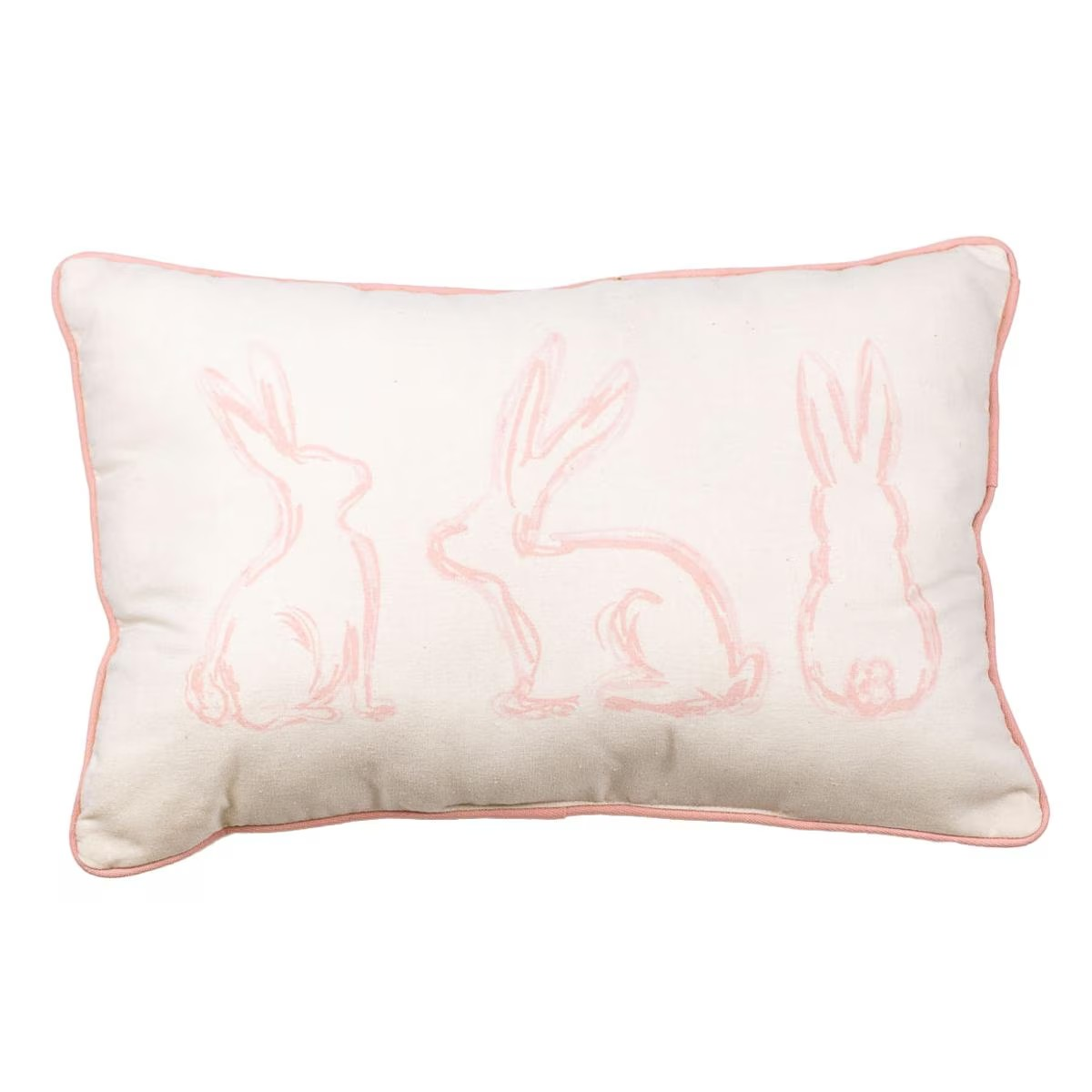 Pink Bunny Pillow