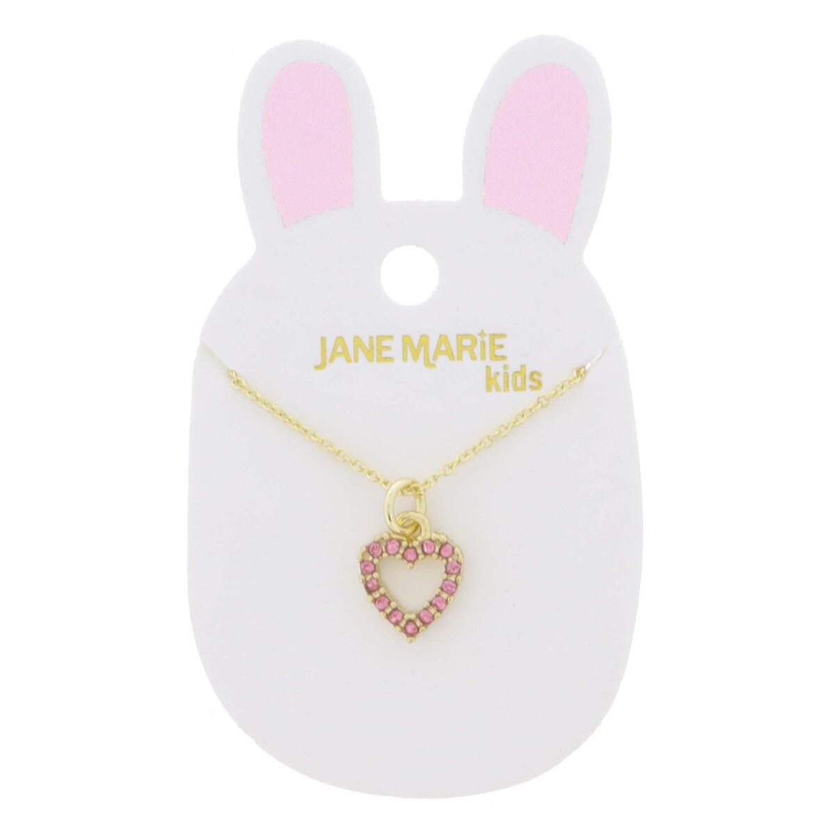 Kids Pink Heart Necklace