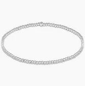 Classic Sterling 2mm Bead Bracelet