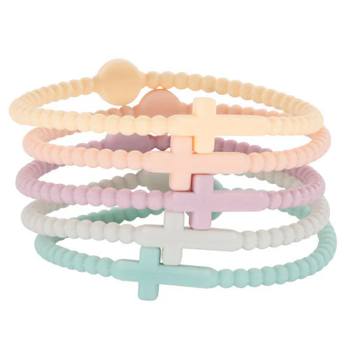 Silicon Cross Bracelets