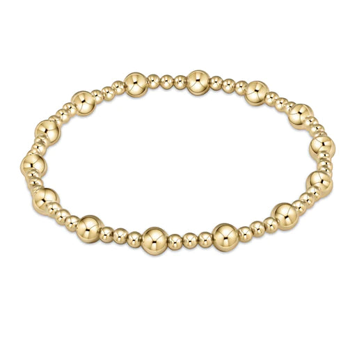 Classic Sincerity 5mm Bead Bracelet Gold