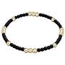 eNewton Worthy 3mm Black Onyx Bracelet