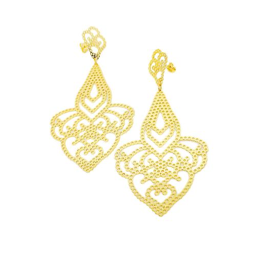 18k GL Charming Drop Earrings