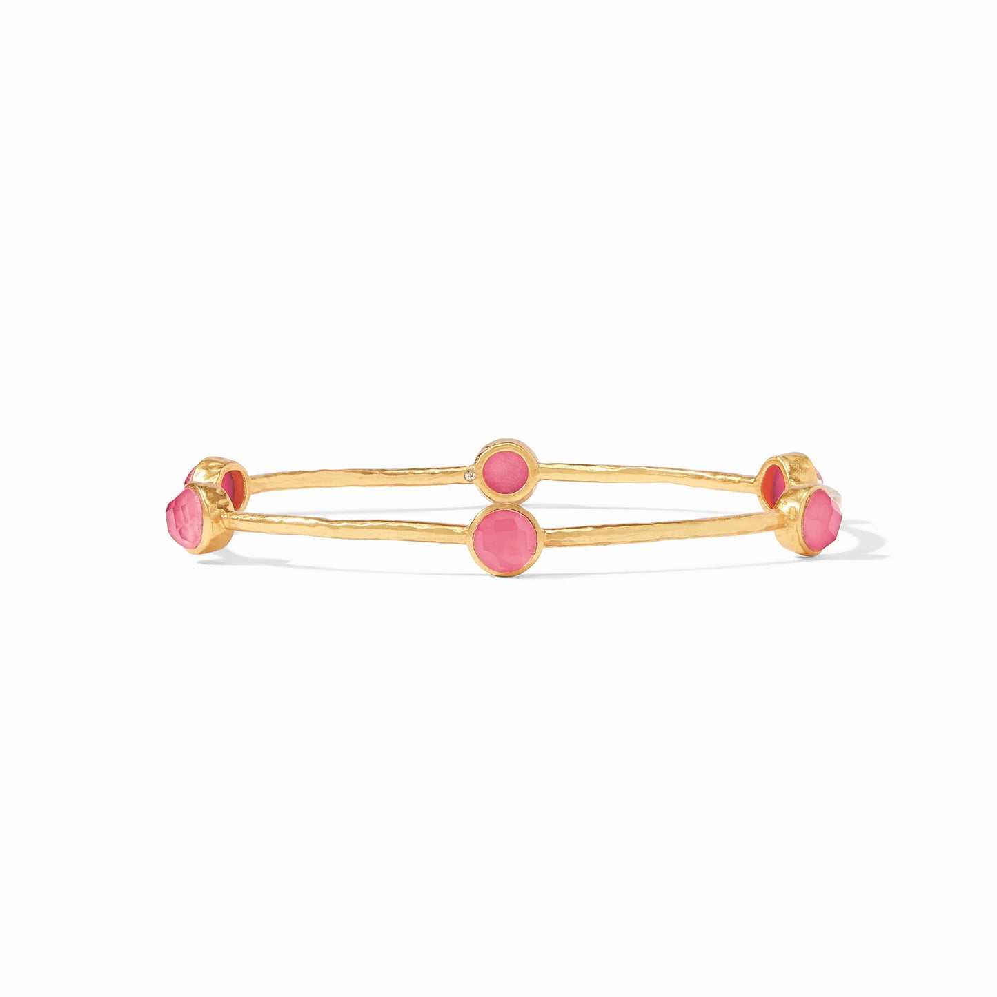 Milano Luxe Bangle Gold Iridescent Peony Pink