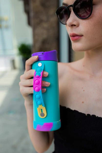 Elemental Water Bottle 14oz Iconic Pop Fidget
