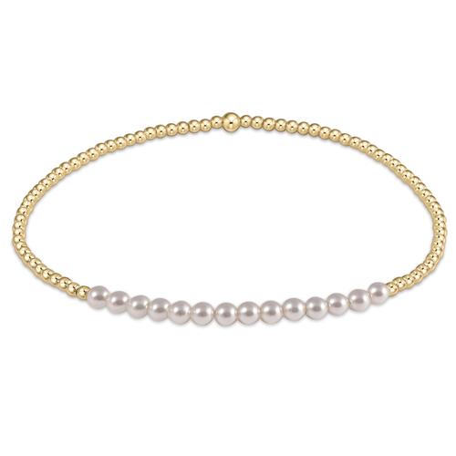 eNewton Gold Bliss 2mm Bead Bracelet