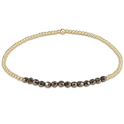 eNewton Gold Bliss 2mm Bead Bracelet