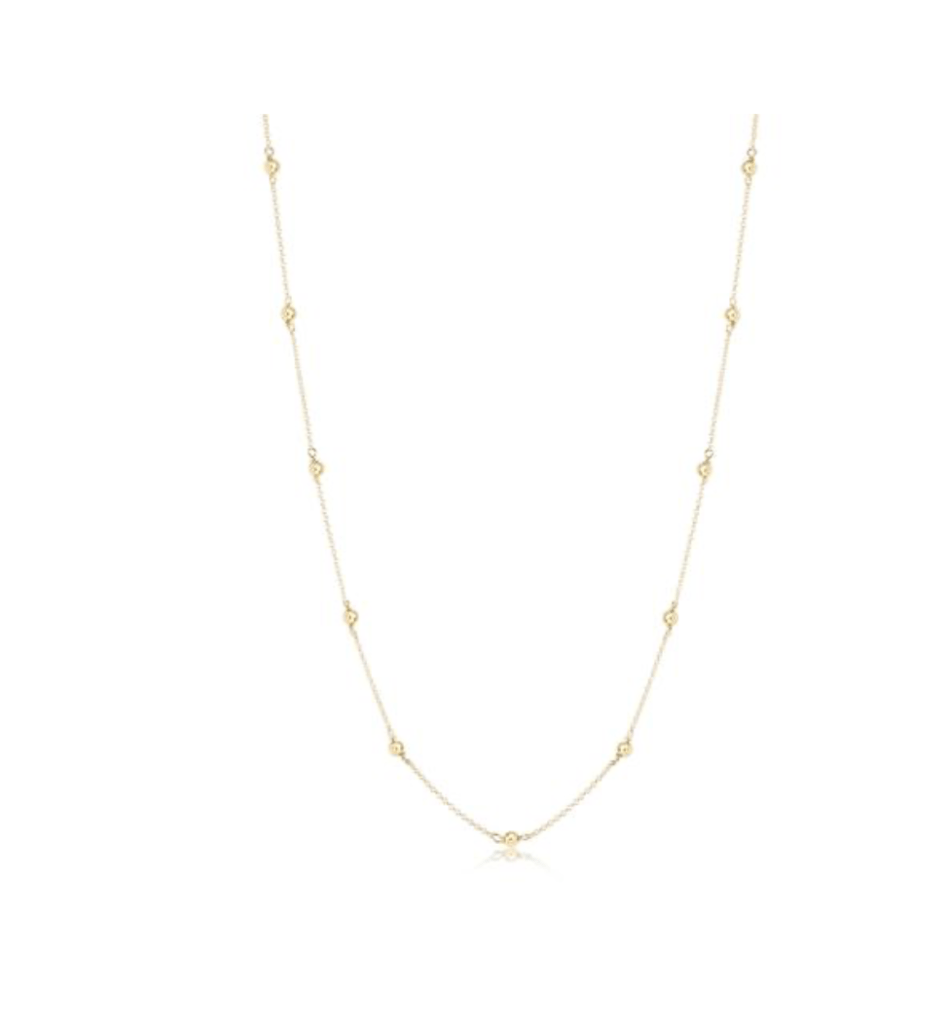 eNewton choker simplicity chain gold 2.5mm