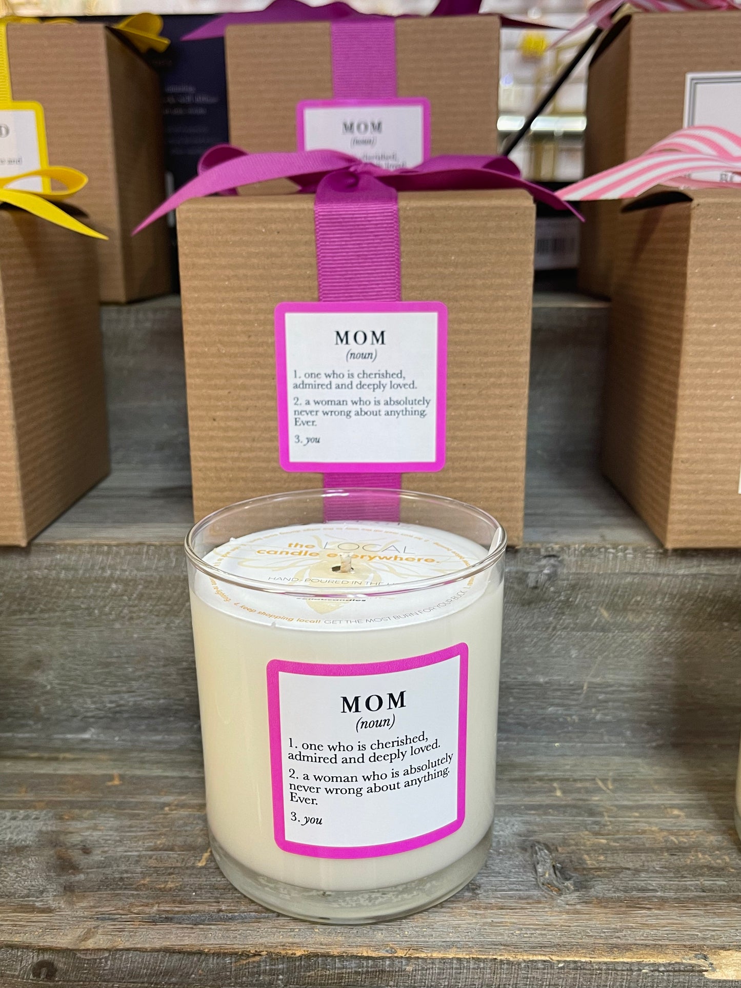 Mom Candle