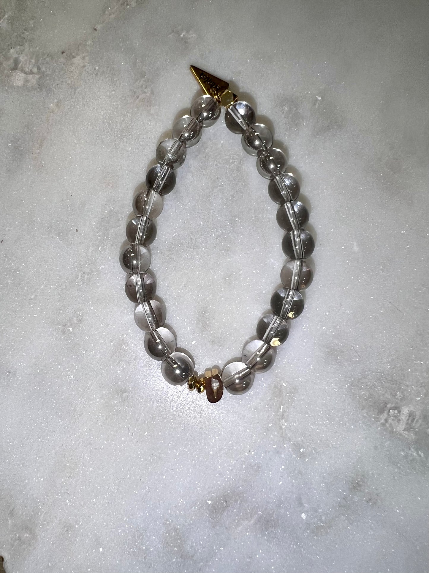 Glass Bead Initial Bracelets