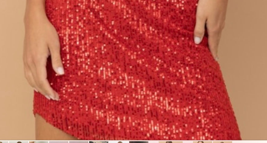 Annell Sequin Skirt