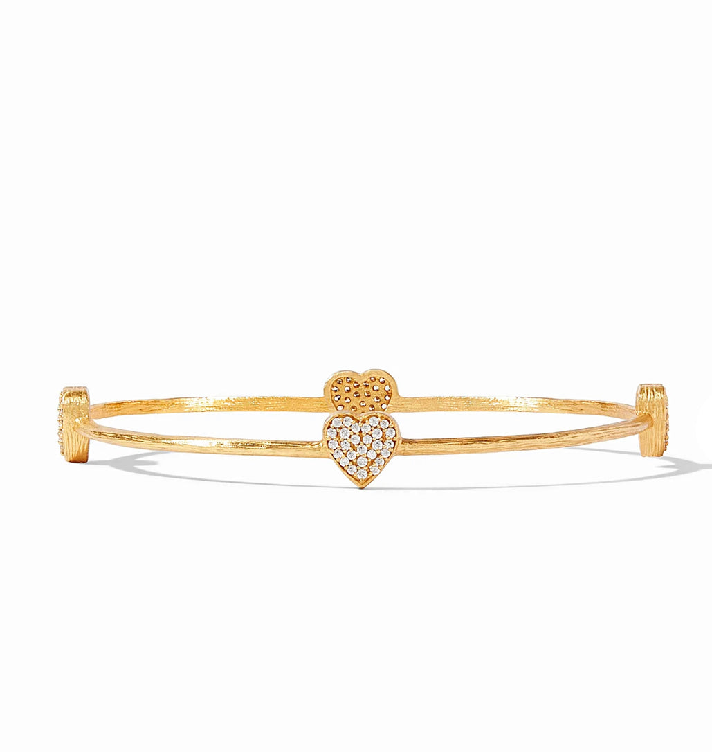 Heart Pave Bangle