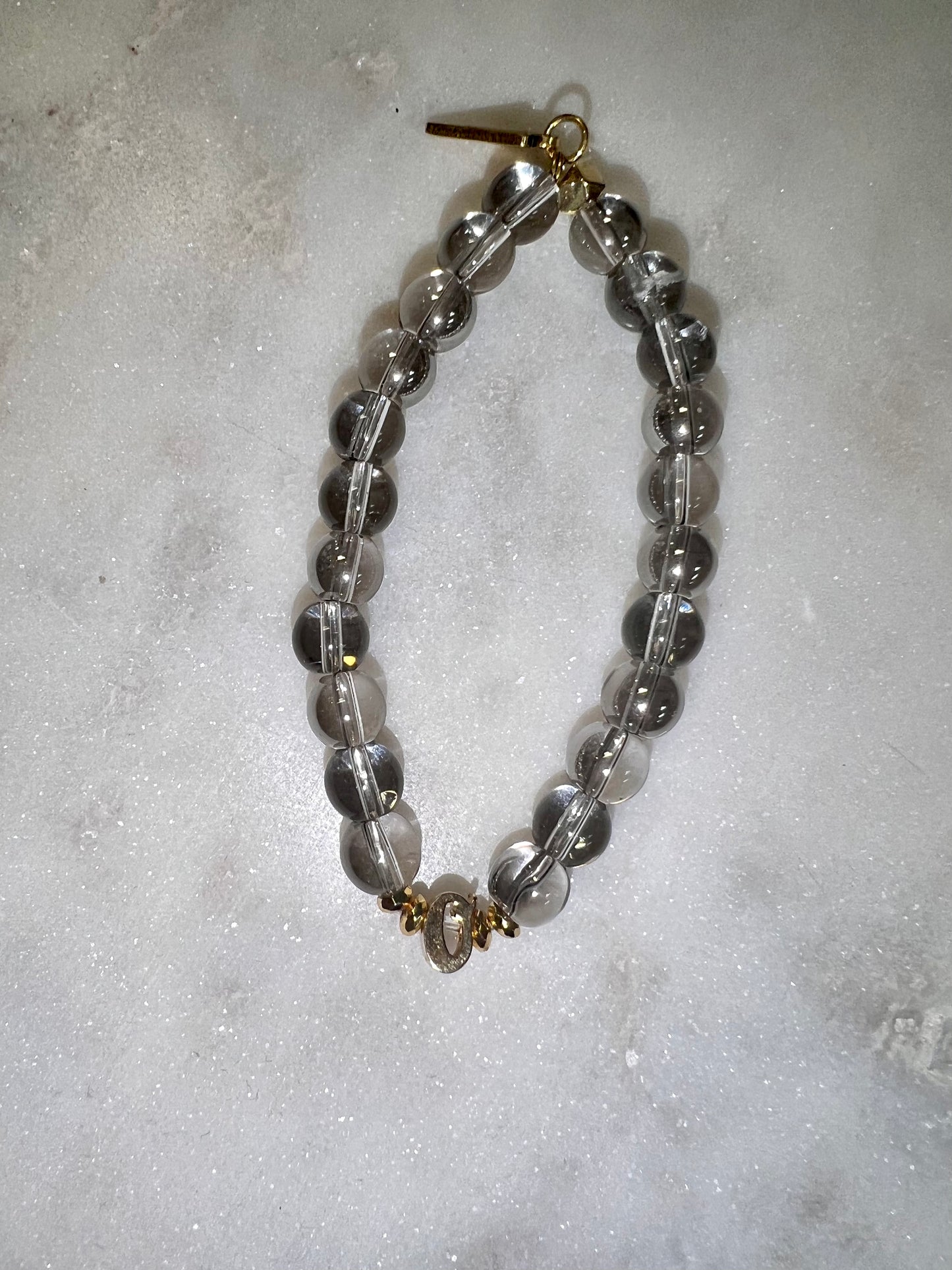 Glass Bead Initial Bracelets