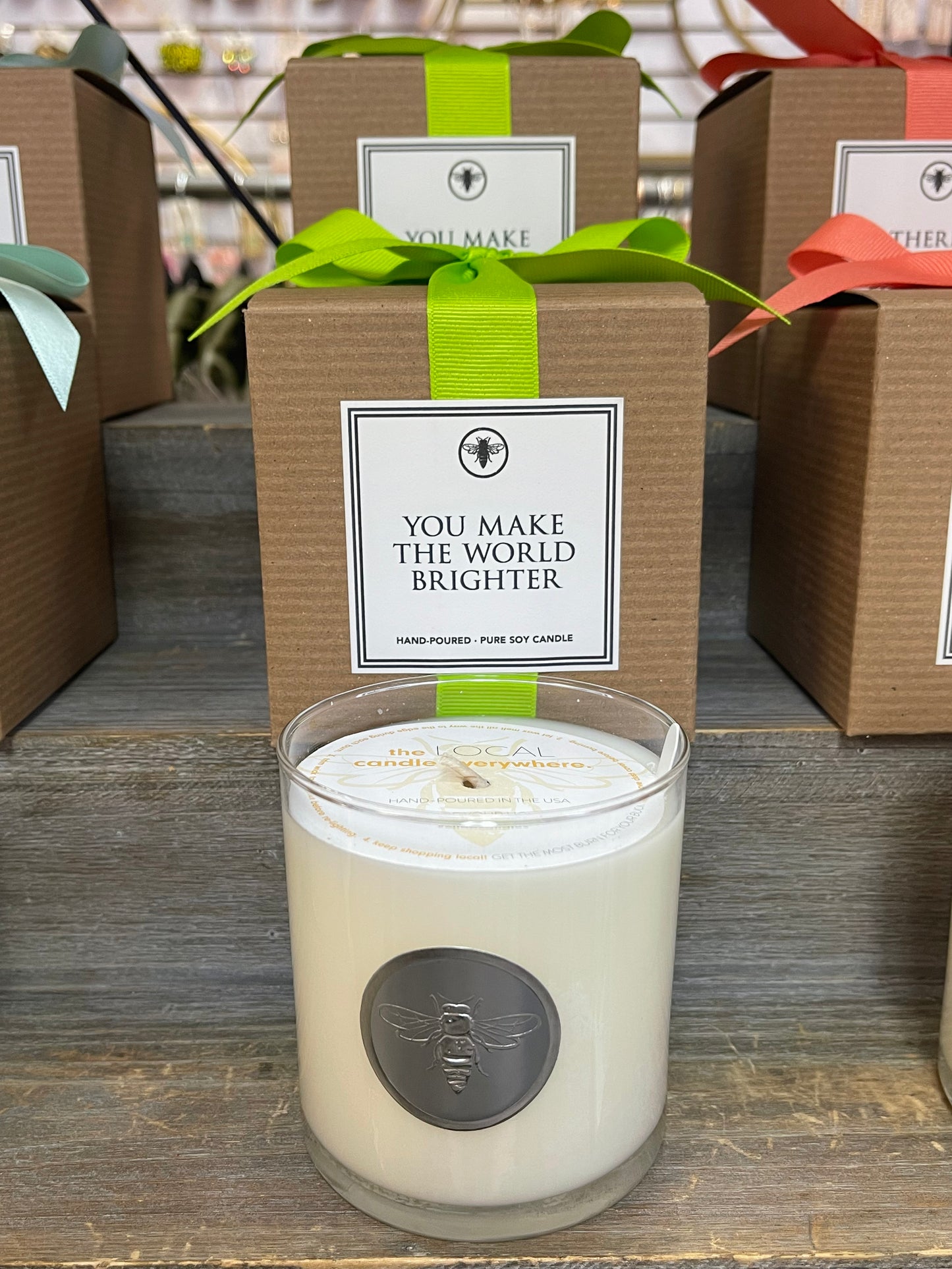 You Make The World Brighter Candle