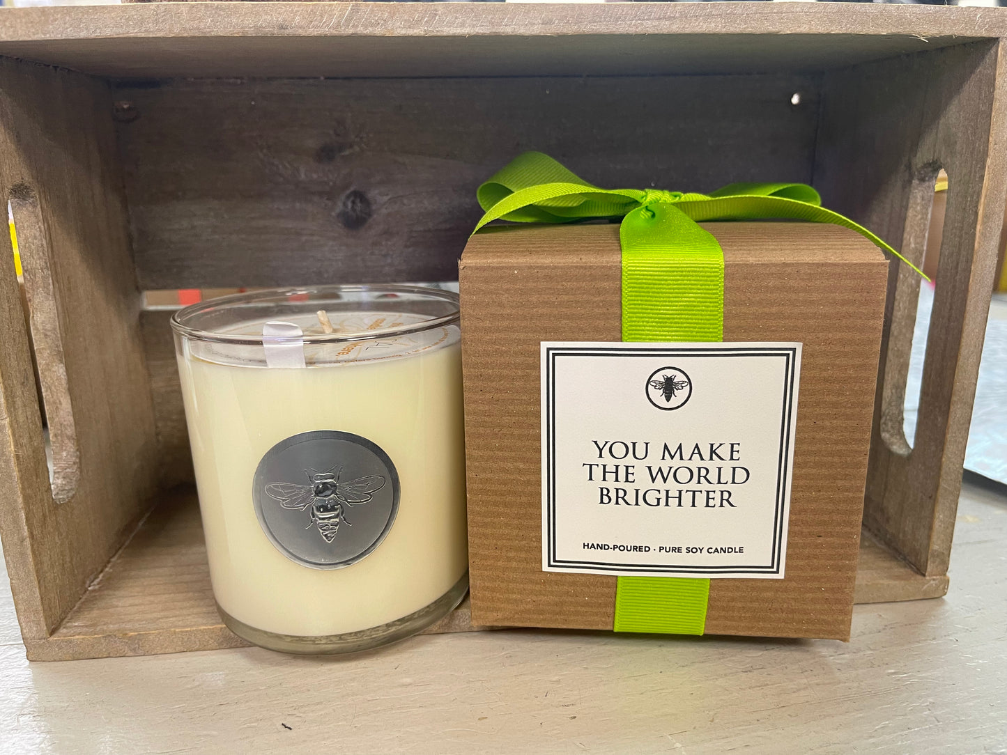 You Make The World Brighter Candle