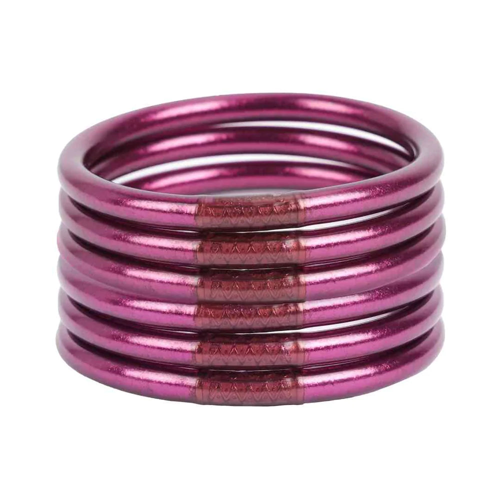 Amethyst All Weather Bangles by BuDhaGirl