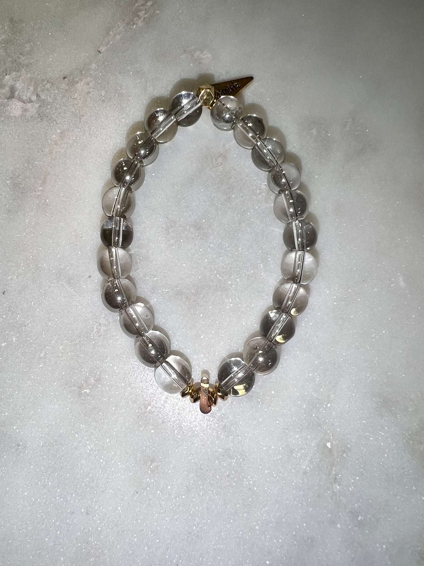 Glass Bead Initial Bracelets
