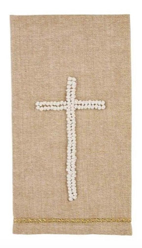 Gold Chambray Knotted Towel