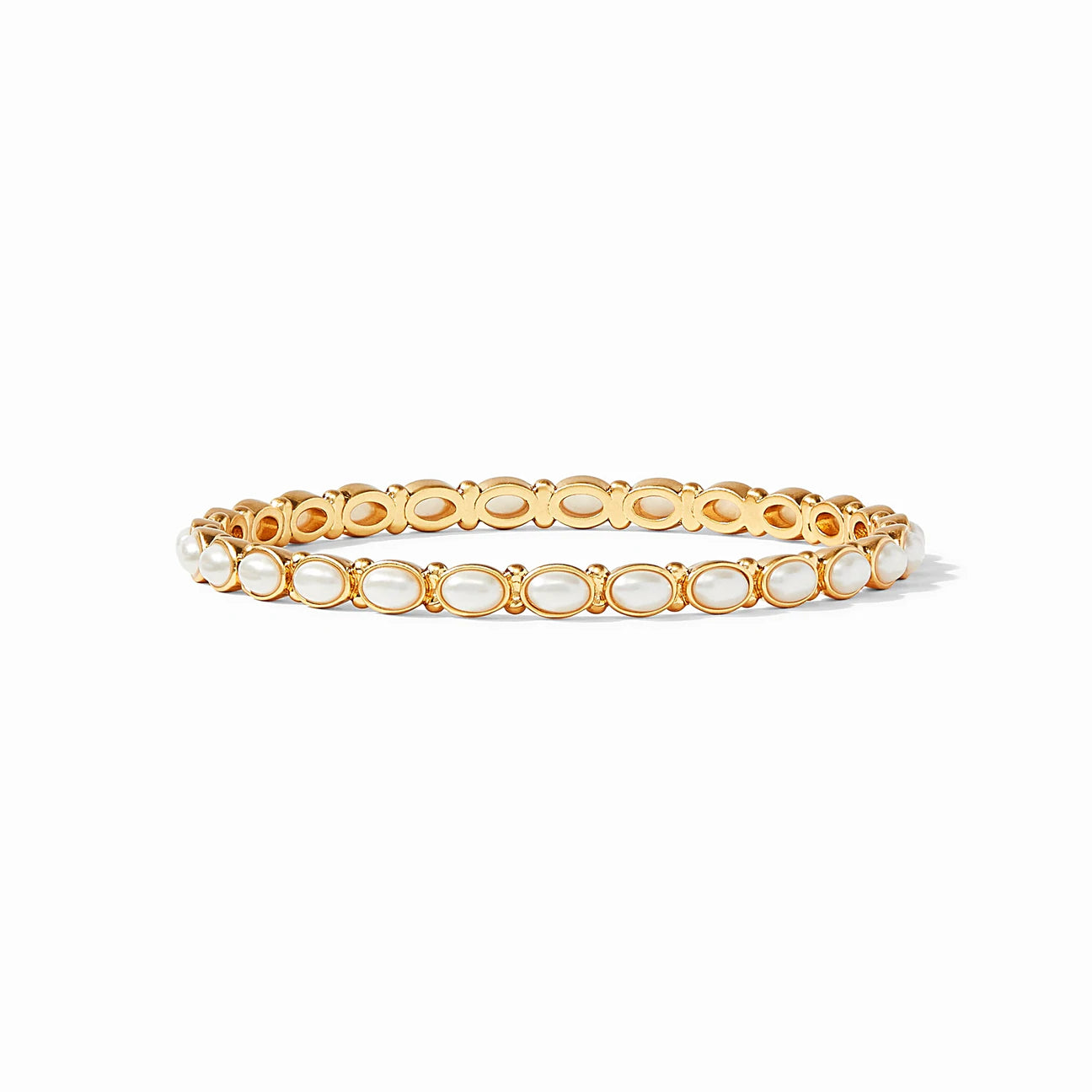 Mykonos Gold Pearl Bangle