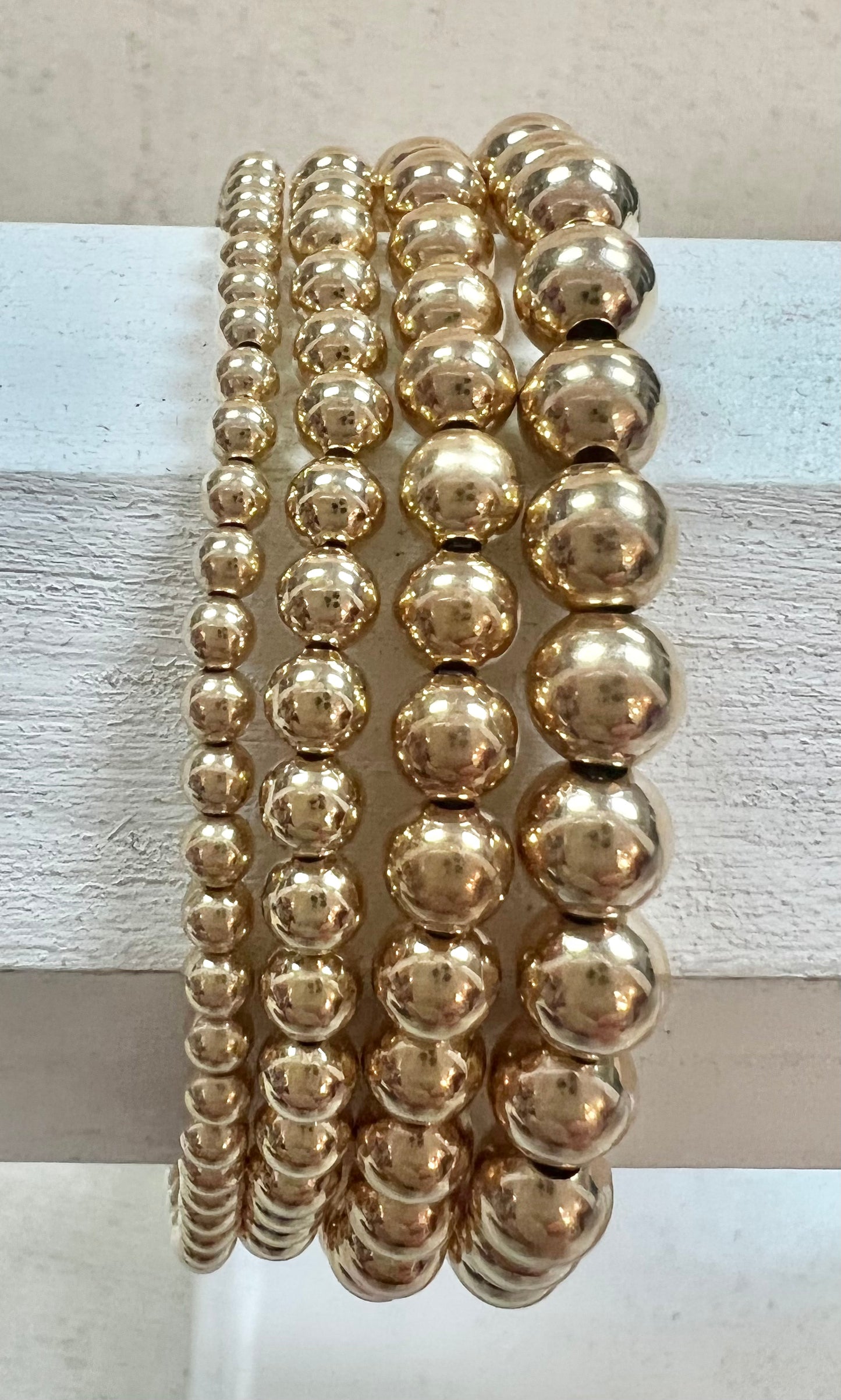 14kt Gold Bead Bracelet