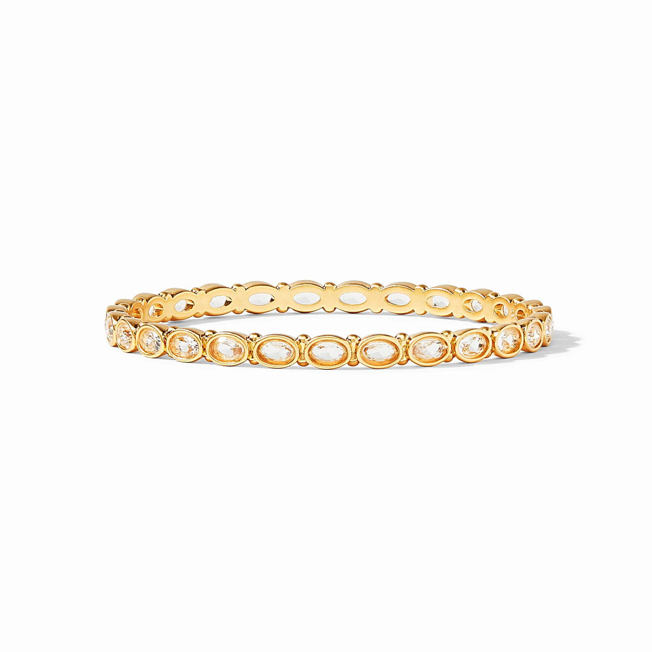 Mykonos Clear Crystal Bangle