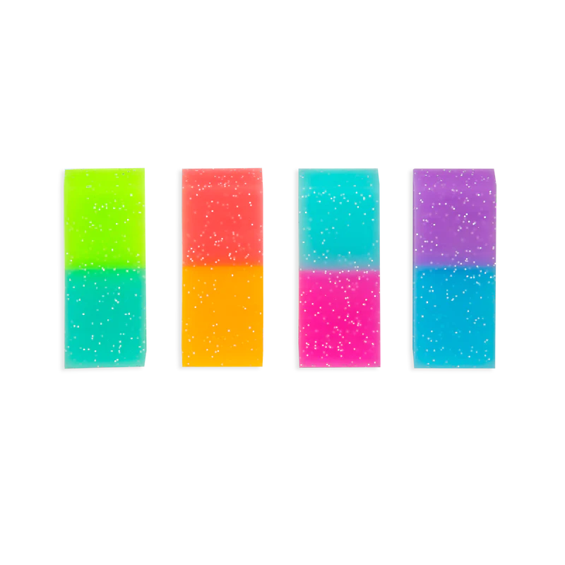 oh my glitter! jumbo erasers