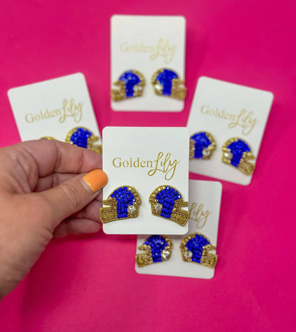 Helmet Bling Earrings
