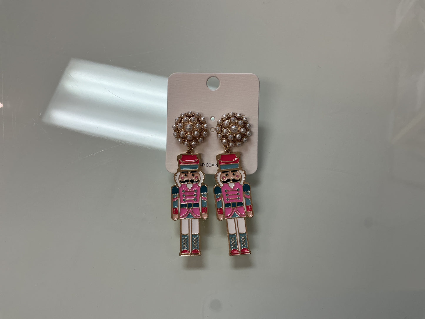 Pearl Nutcracker Earrings