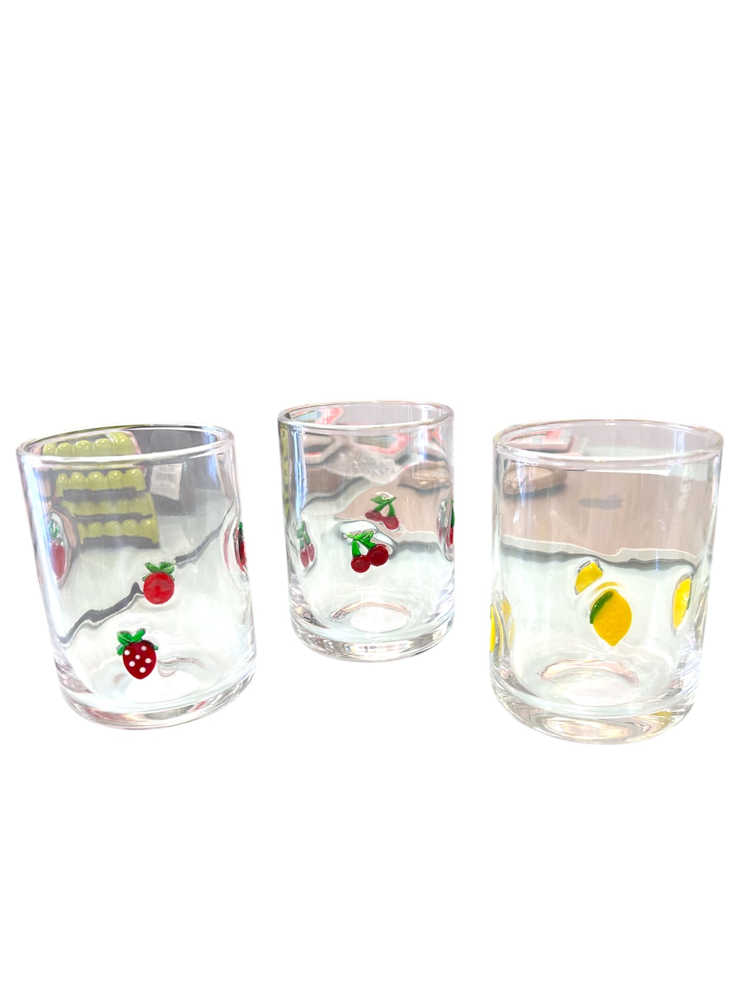 Decorative drinking glass