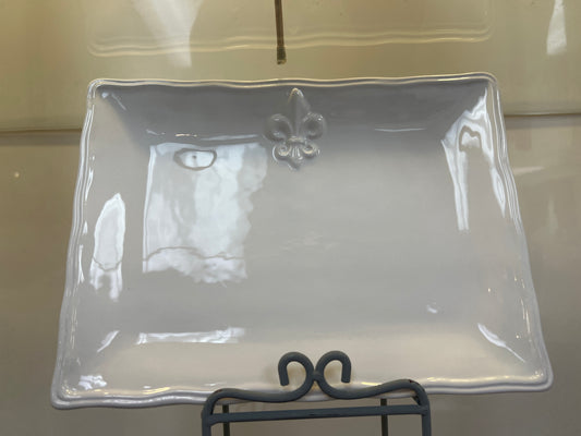 ￼Fleur de Lis Platter