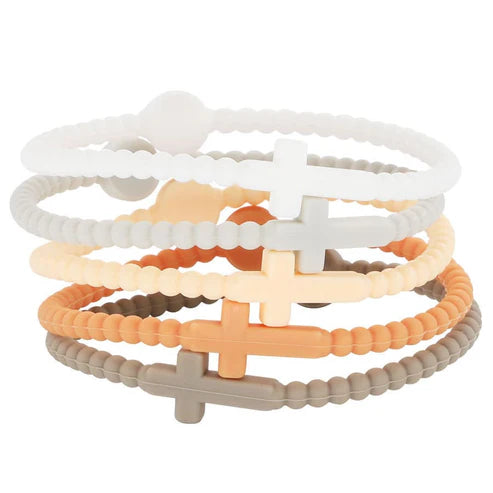 Silicon Cross Bracelets