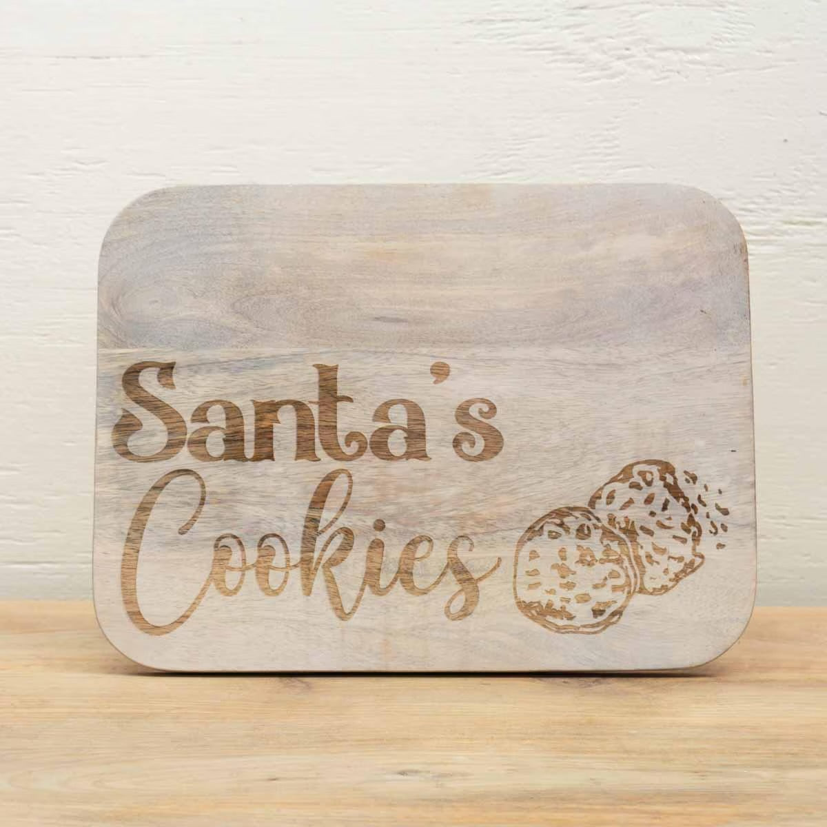 Santa's Cookies Serving Board