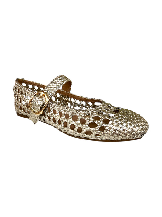 Gold slipper flats