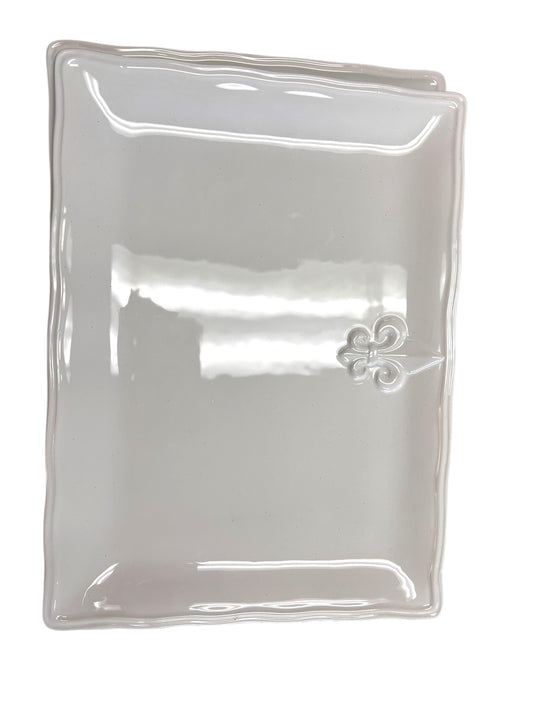 Fleur de Lis platter